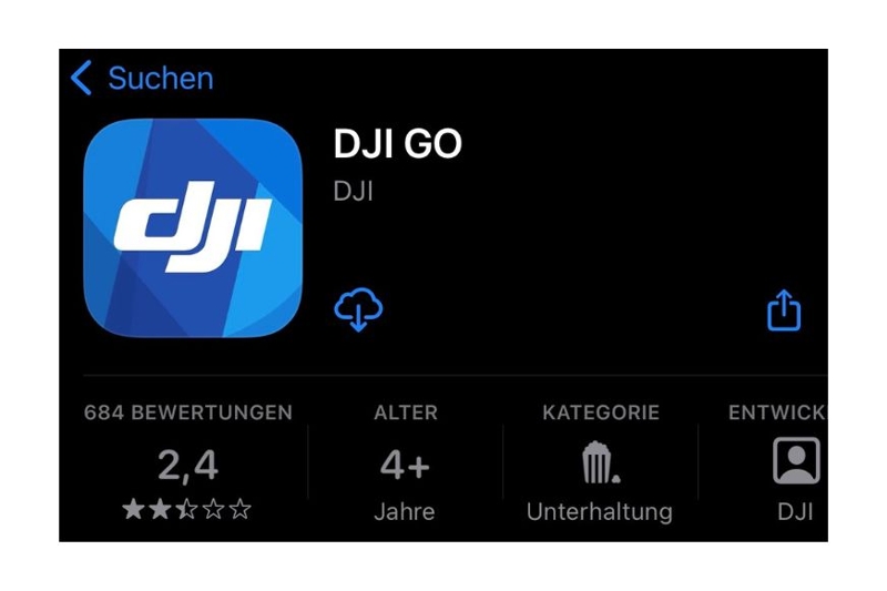 Phantom 4 DJI Go App